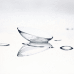 Contact Lens with drops of fluid